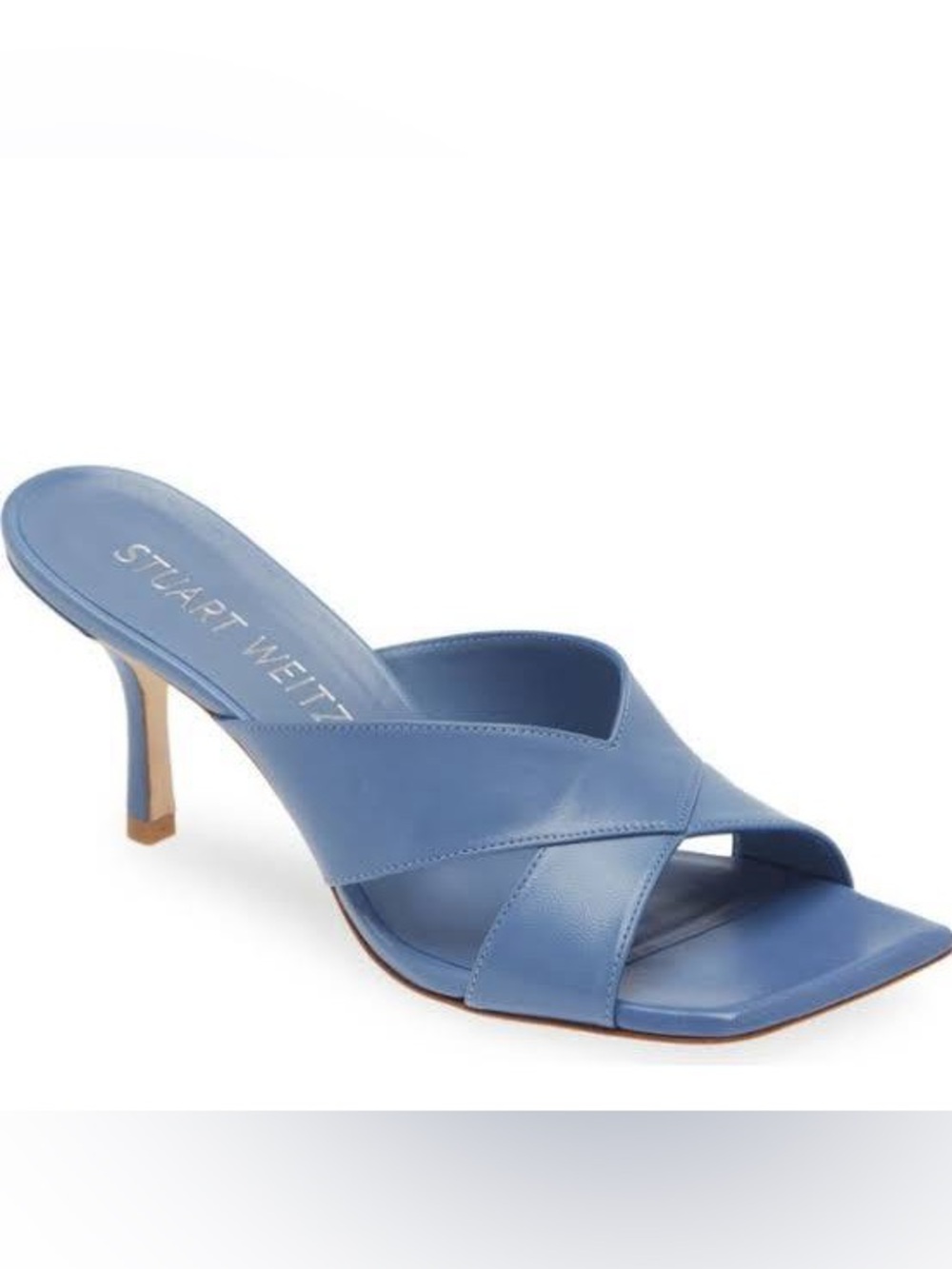 NEW!  Stuart Weitzman Carmen 75 Slide Sandals US 8